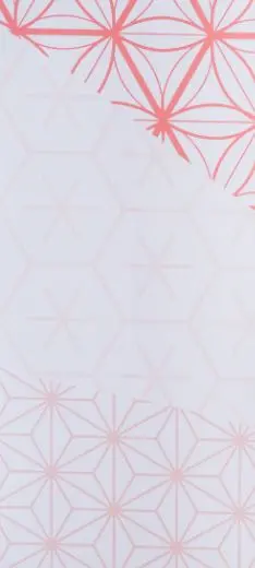 繊細な和柄が描かれたスタジオ