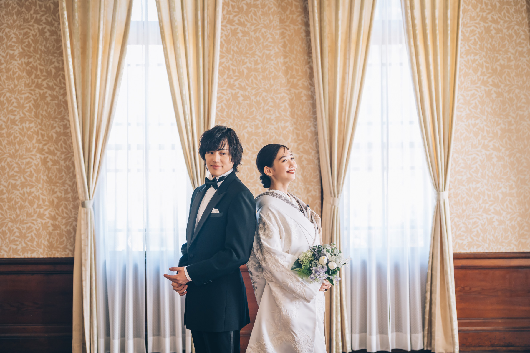 貴賓館で撮影するロマンティックなロケーションフォト