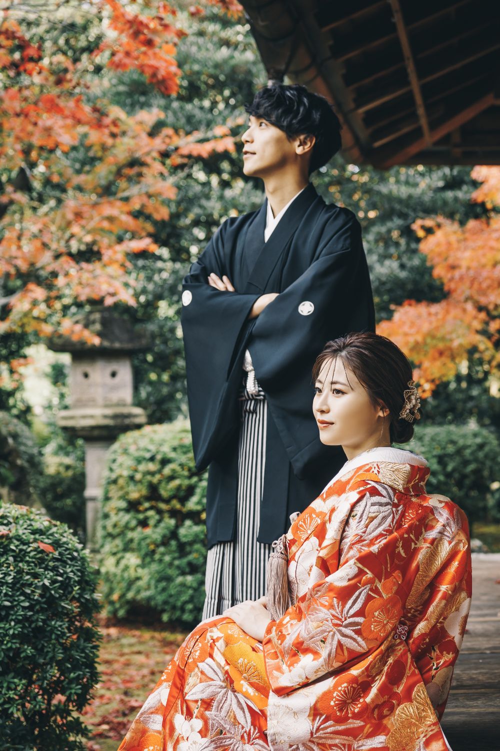 大濠公園で季節の色を感じるロケーションフォト