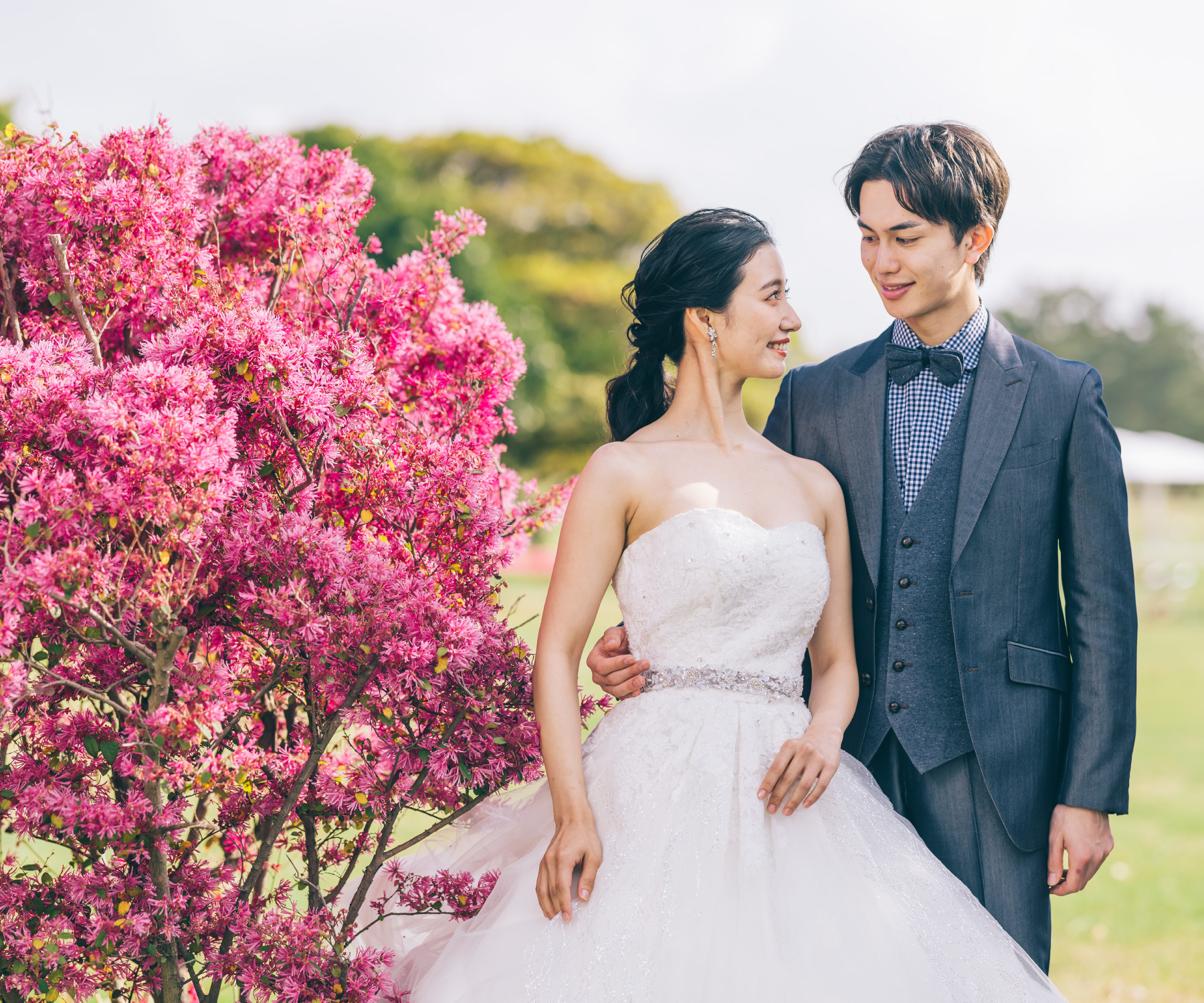 海の中道海浜公園でフォトウェディング・前撮り・結婚写真 | フォトメゾンエクラン 福岡店