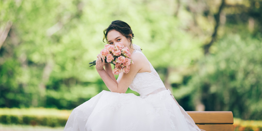 新緑ロケーションフォト | 新宿店 | 結婚写真・フォトウェディング専門店フォトメゾンエクラン（ecrin）