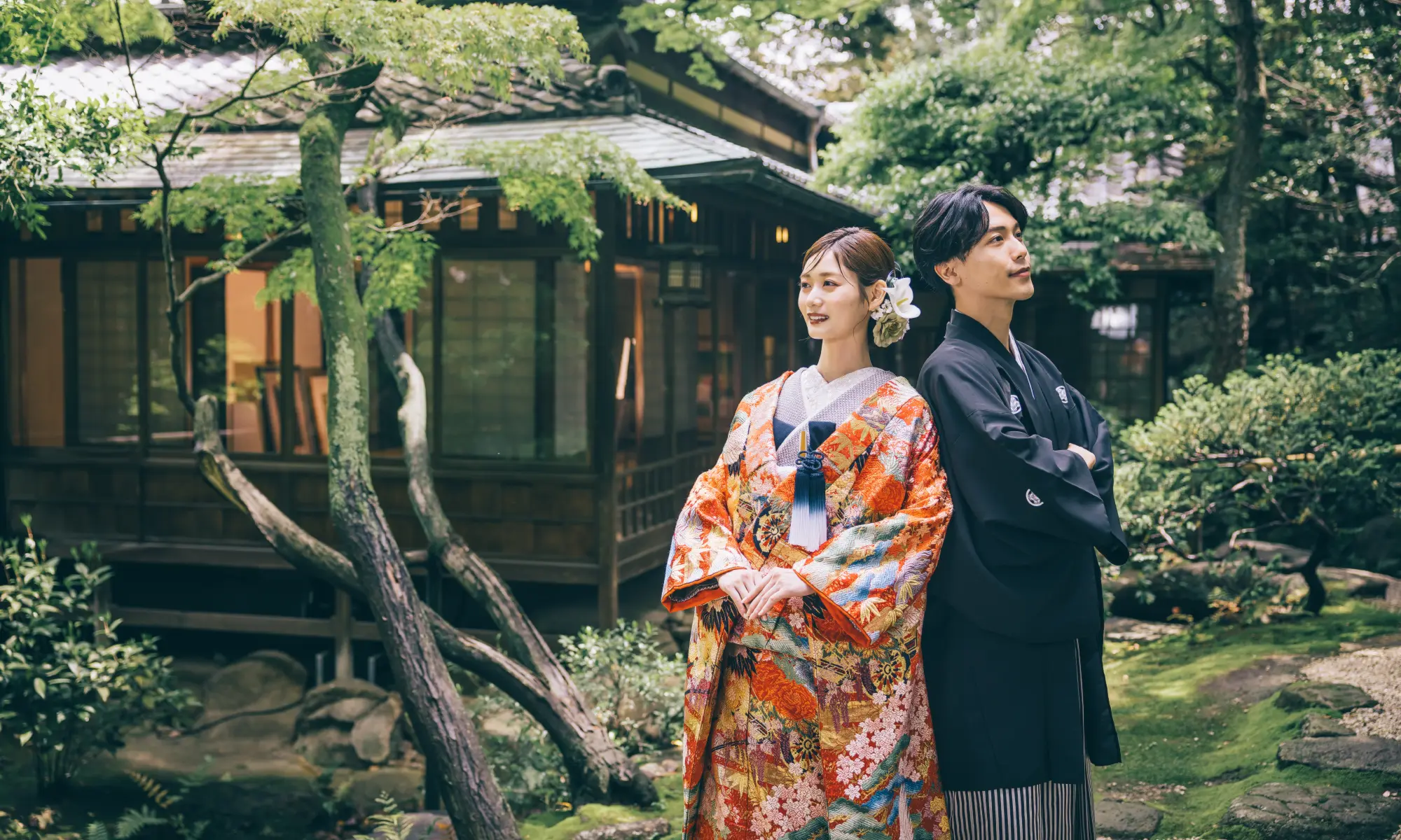 古川美術館で撮影するロケーションフォト