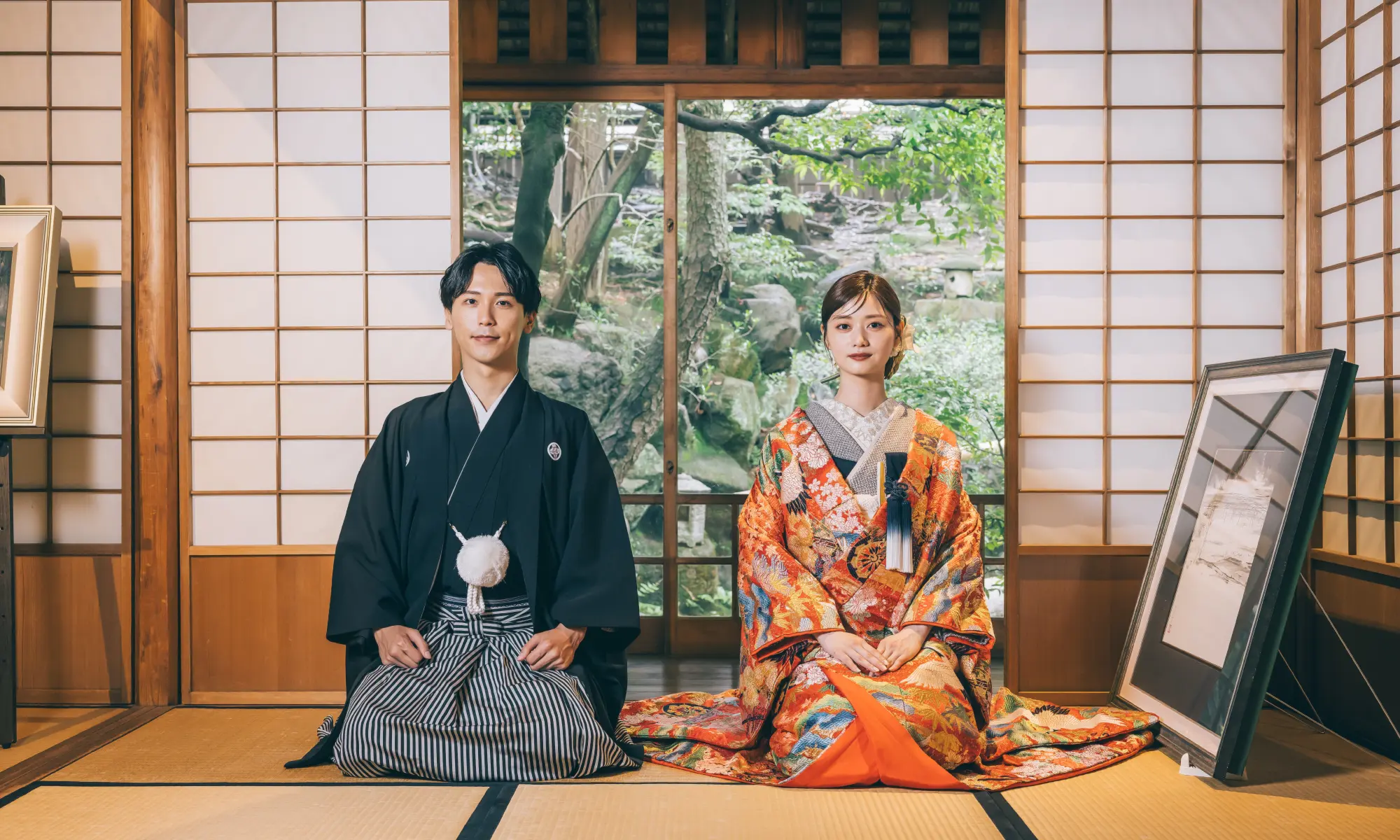 古川美術館で撮影するロケーションフォト