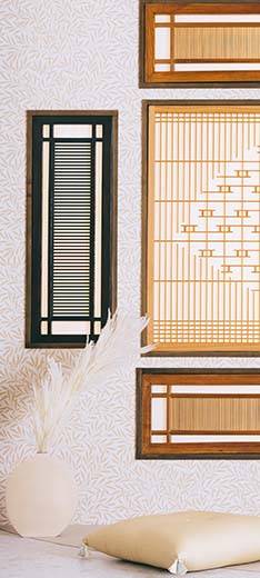 草庵風茶室 千本格子