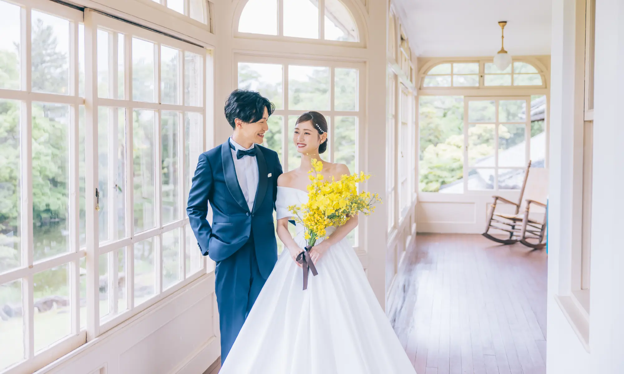 六華苑で撮影するロケーションフォト