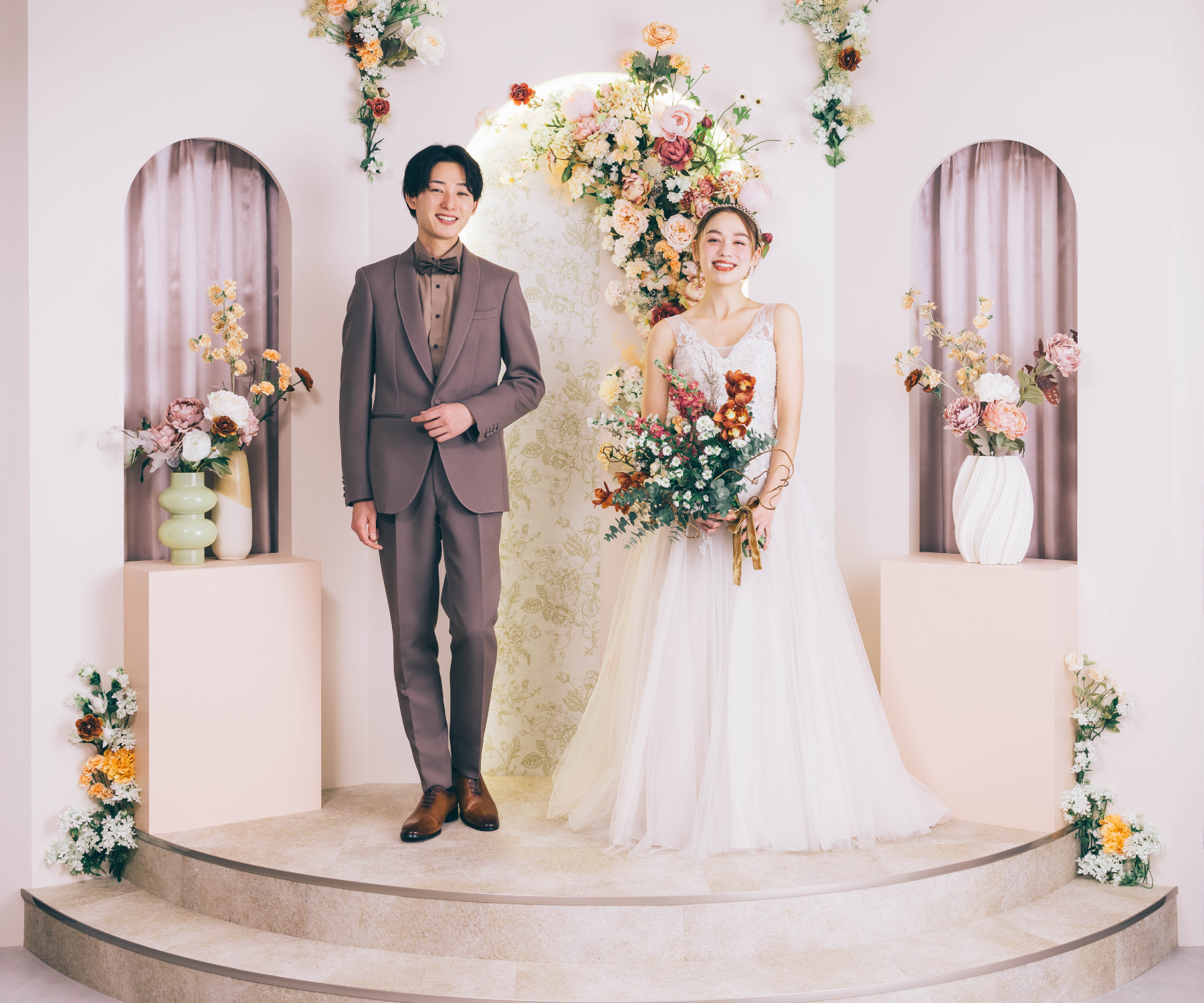 Mikiko Yoshikawa | 💒 ₂₀₂₂ 𖤣𖥧𖥣𖡡𖥧𖤣 結婚式の前撮りpic(縦