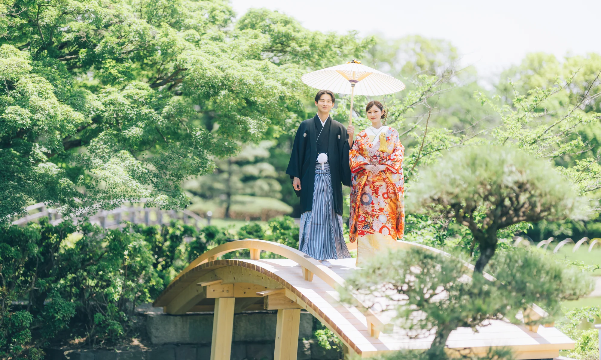 花田苑で撮影するロケーションフォト