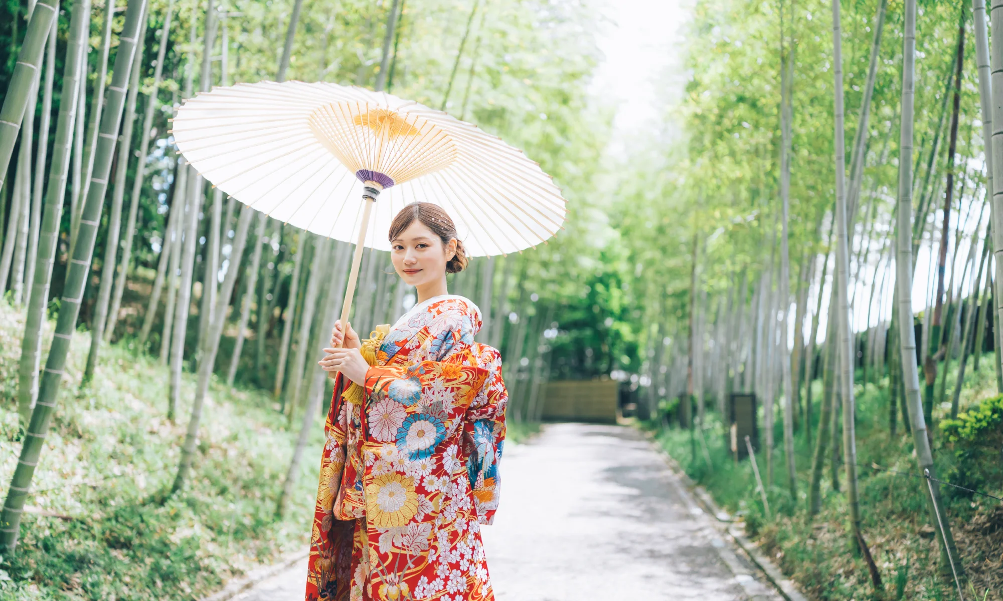 花田苑で撮影するロケーションフォト