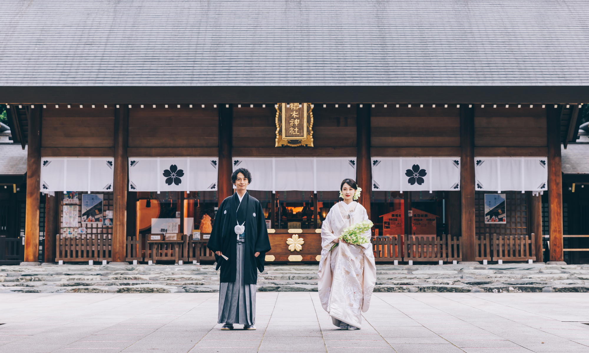 櫻木神社・喜櫻館で撮影するロケーションフォト