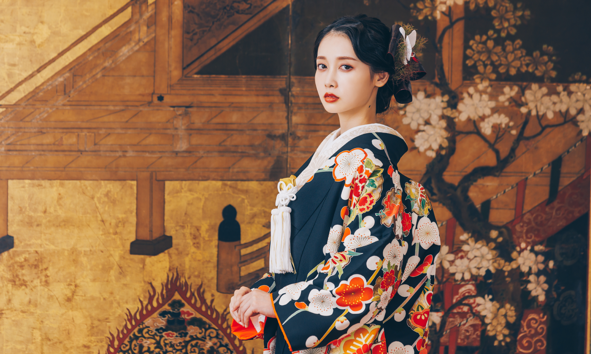 櫻木神社・喜櫻館で撮影するロケーションフォト