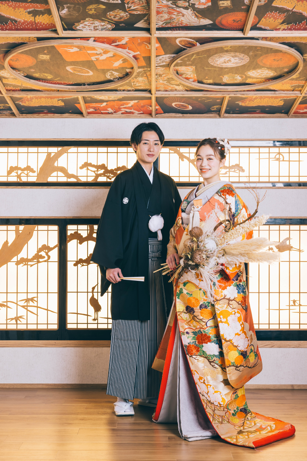 和装でフォトウェディングや結婚写真の前撮り｜エクラン福岡店
