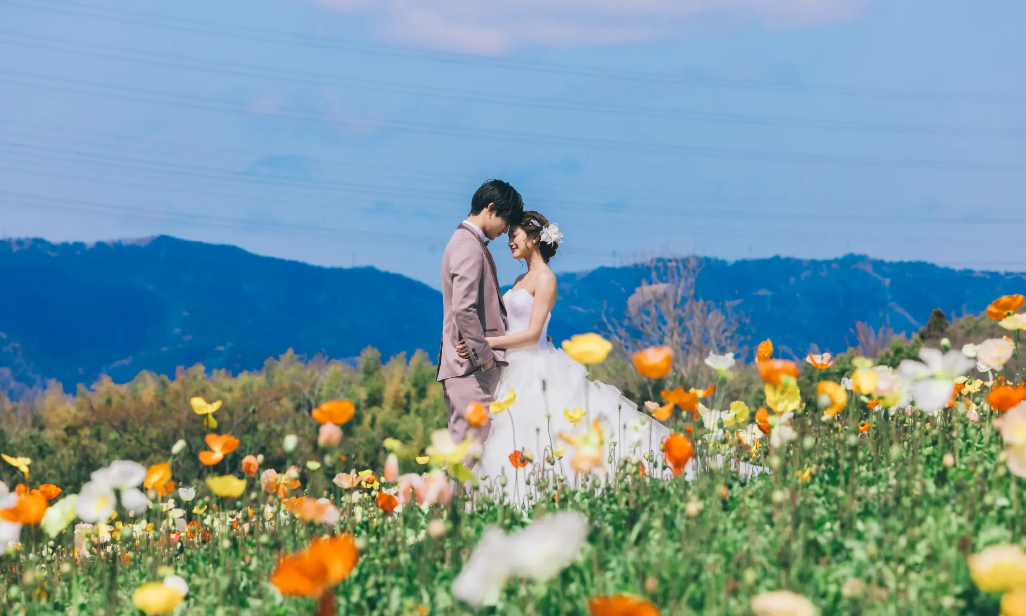 万博公園で撮影するロケーションフォト