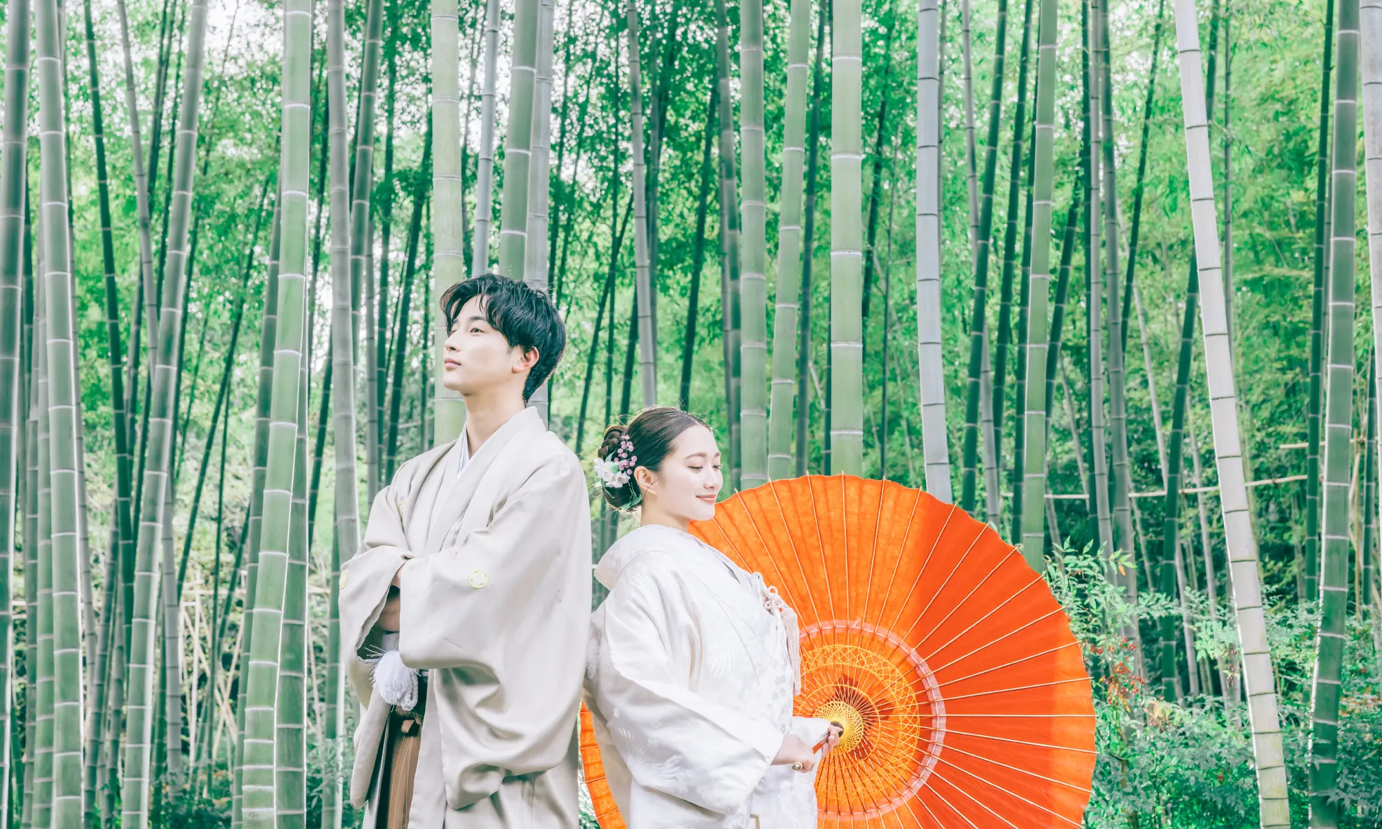 万博公園で撮影するロケーションフォト