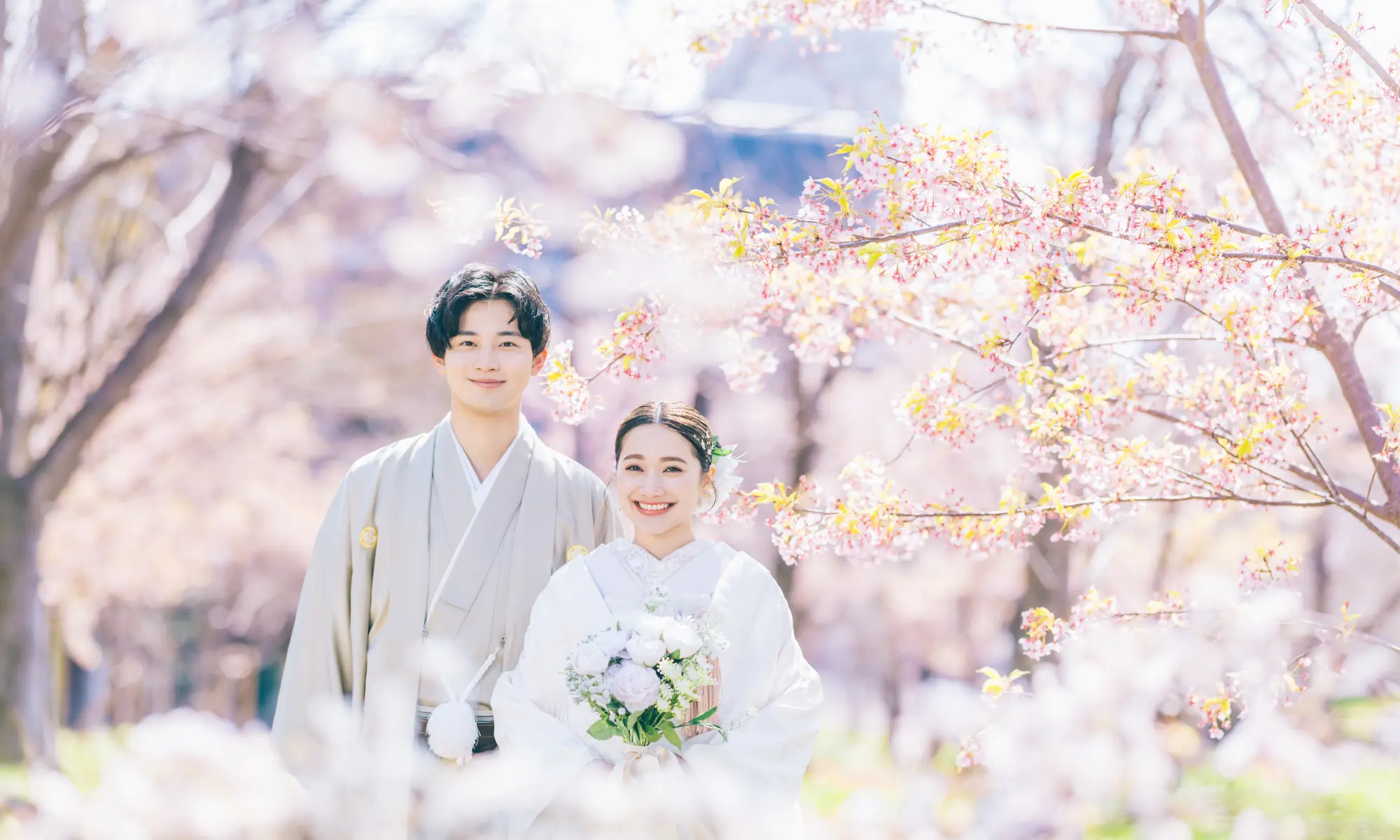 万博公園で撮影するロケーションフォト