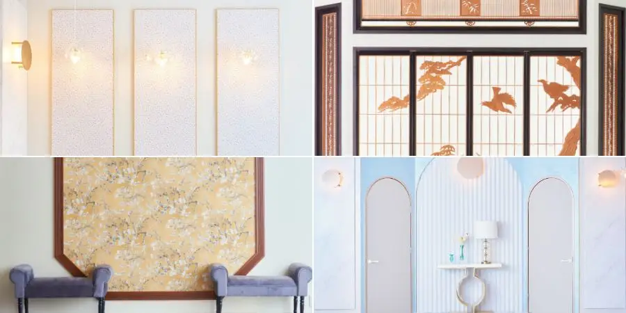 トレンド&ベーシックな背景セットが4つ並んでいる写真