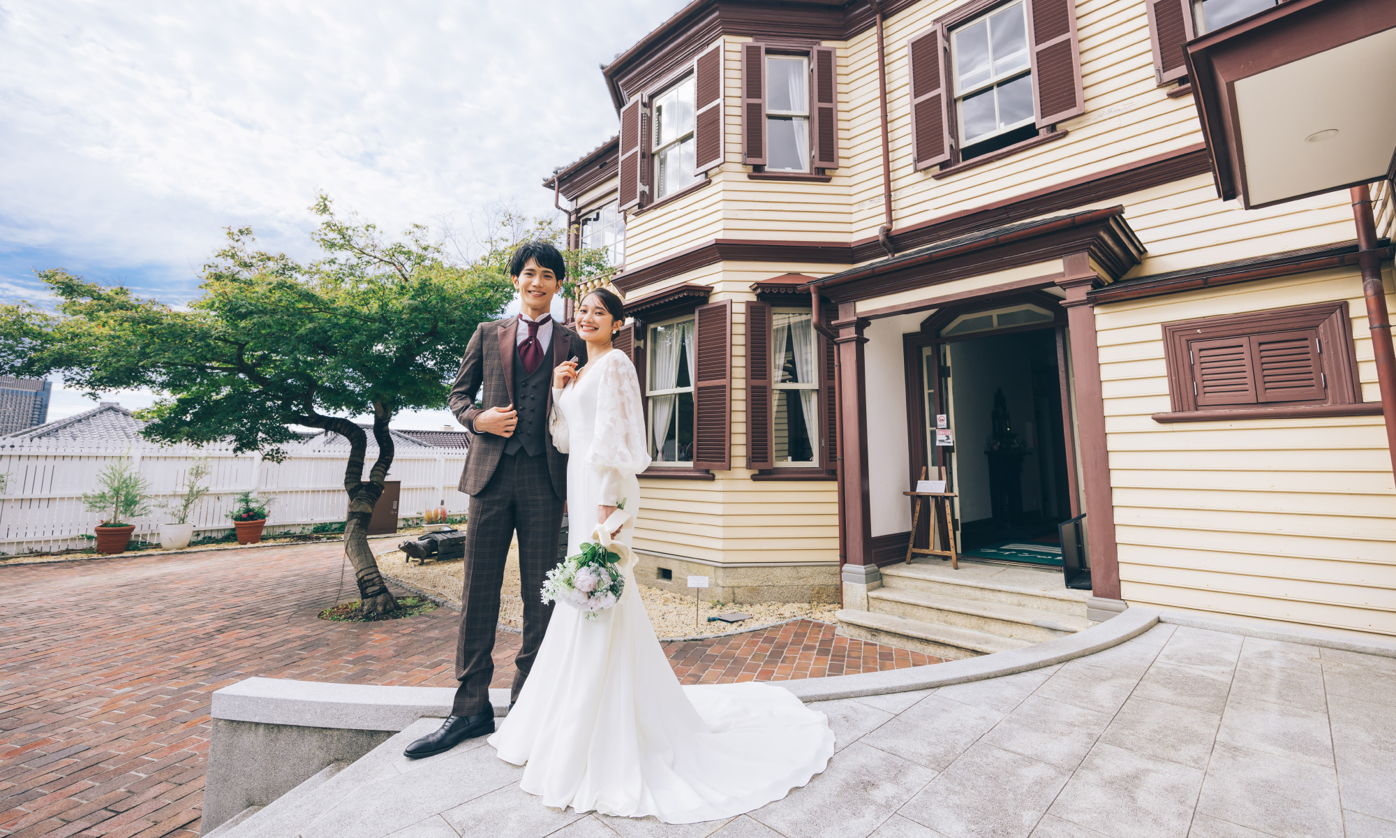 神戸異人館で撮影するロケーションフォト