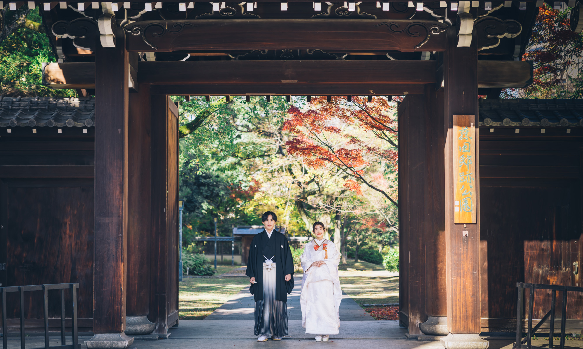 妙本寺で撮影するロケーションフォト