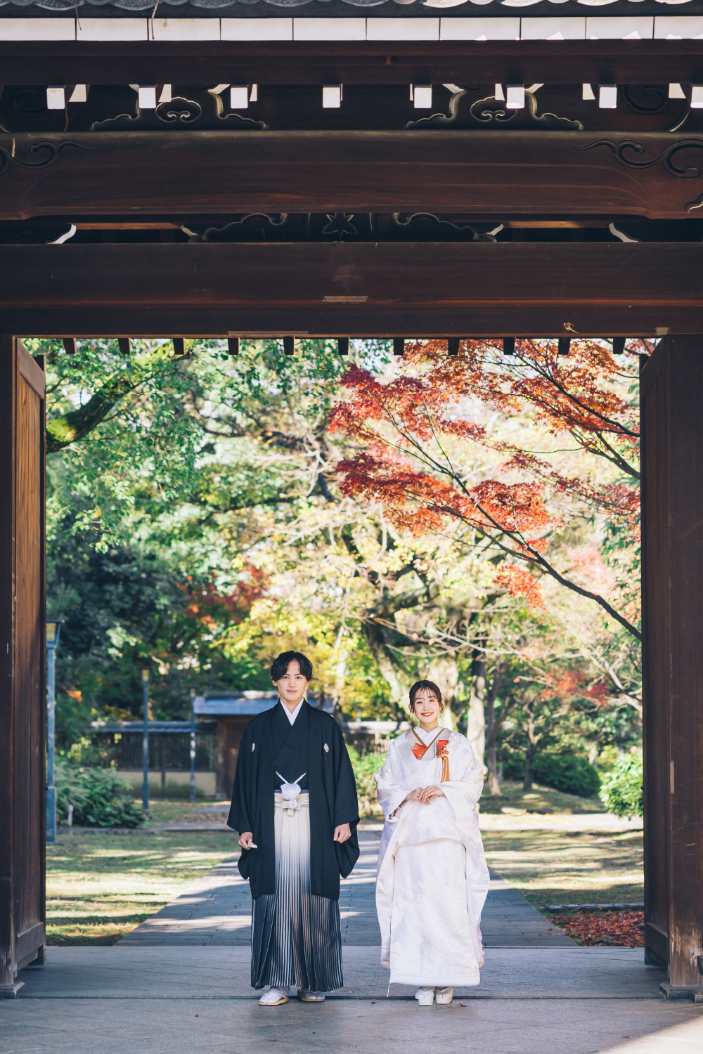 妙本寺で撮影するロケーションフォト