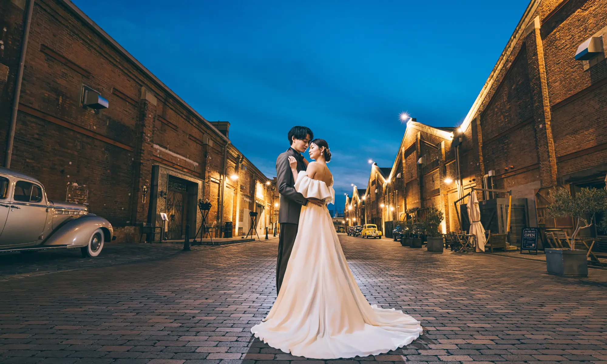 大阪港赤レンガで撮影するロケーションフォト