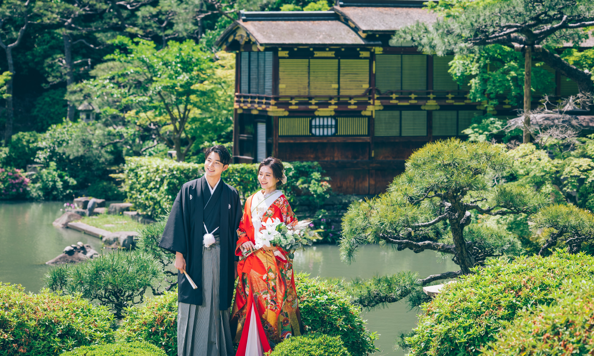 妙本寺で撮影するロケーションフォト