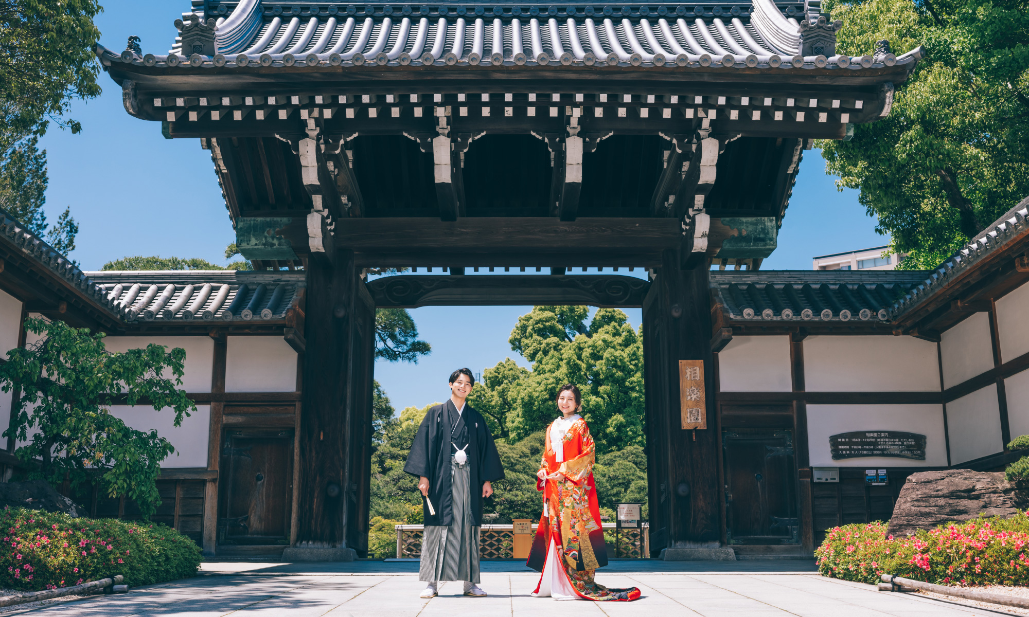 妙本寺で撮影するロケーションフォト