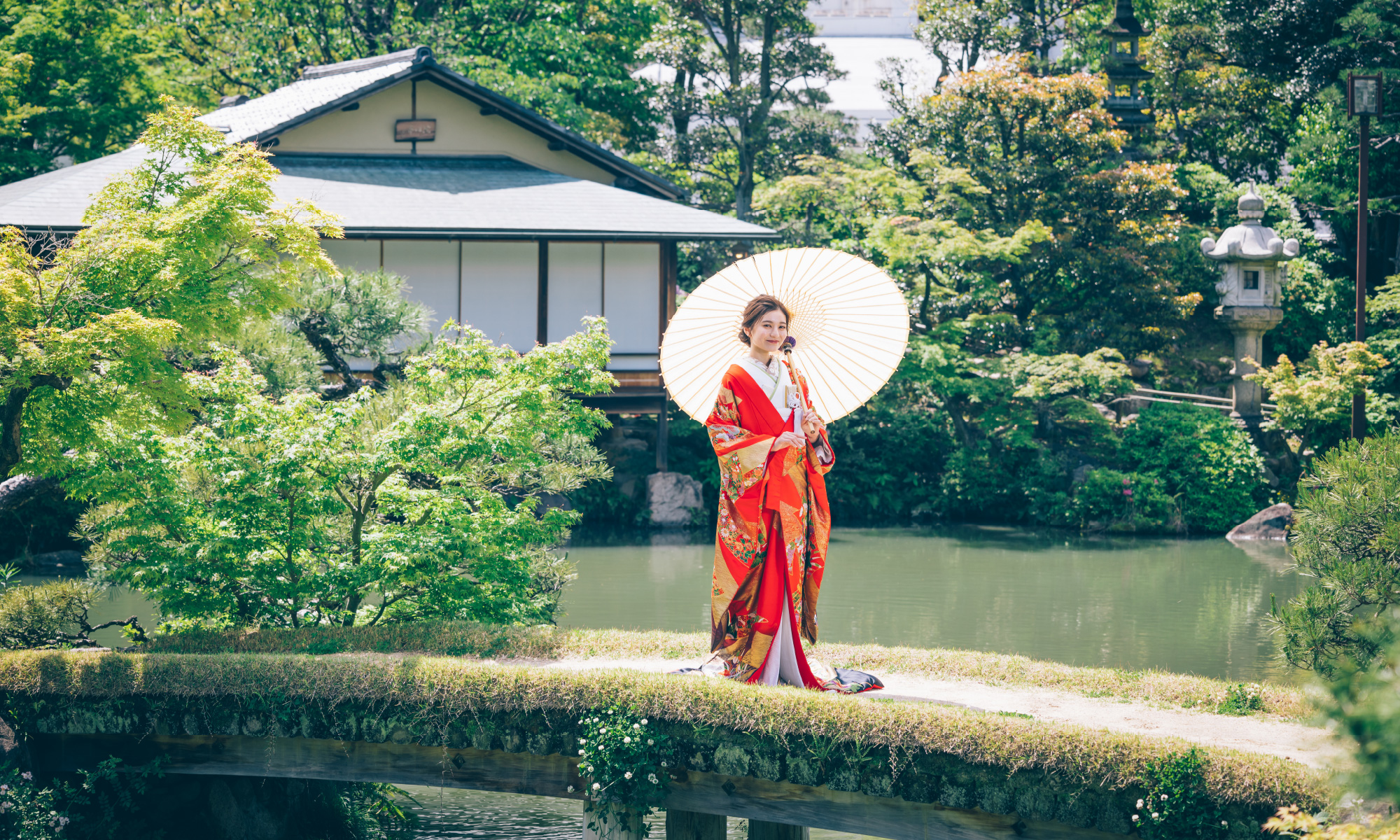 妙本寺で撮影するロケーションフォト
