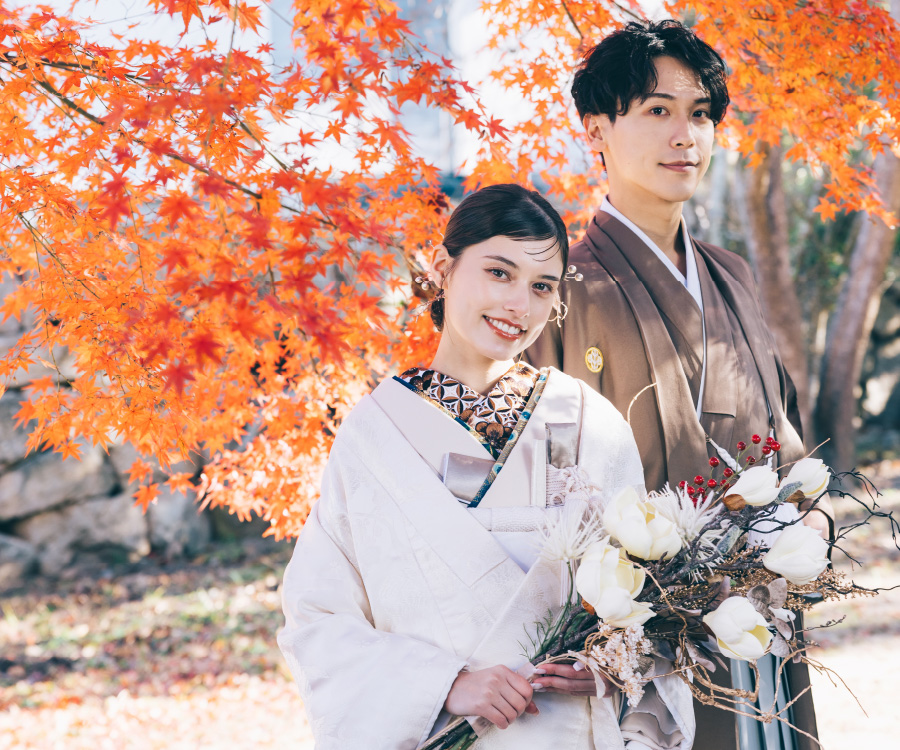 髪飾りが映える新婦様のアップショット