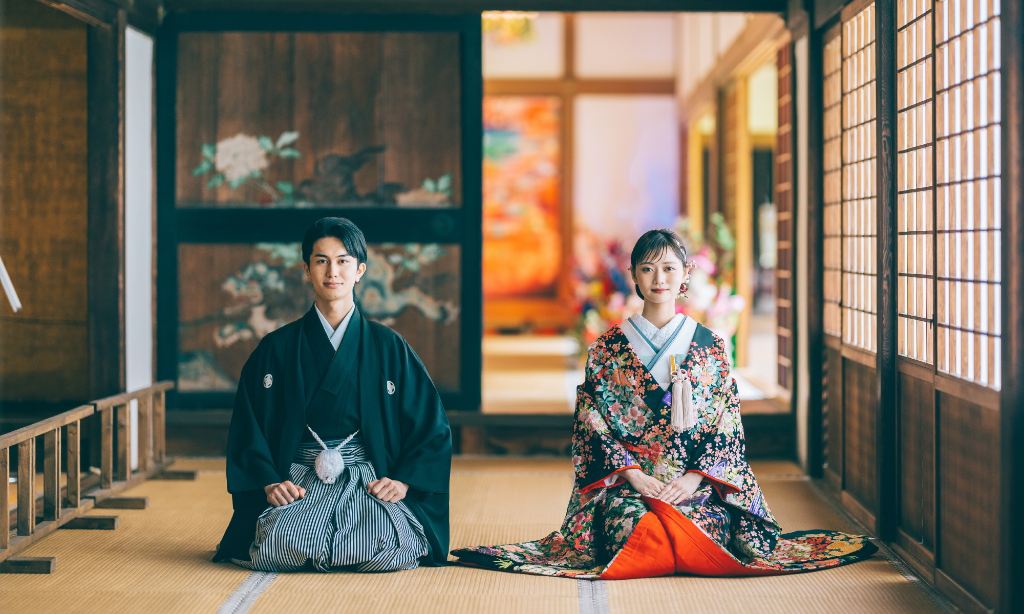 妙本寺で撮影するロケーションフォト