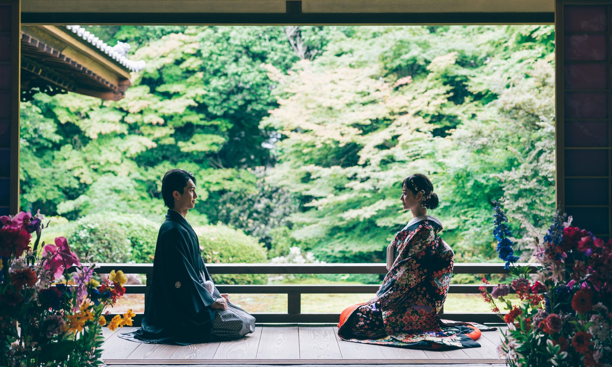 妙本寺で撮影するロケーションフォト