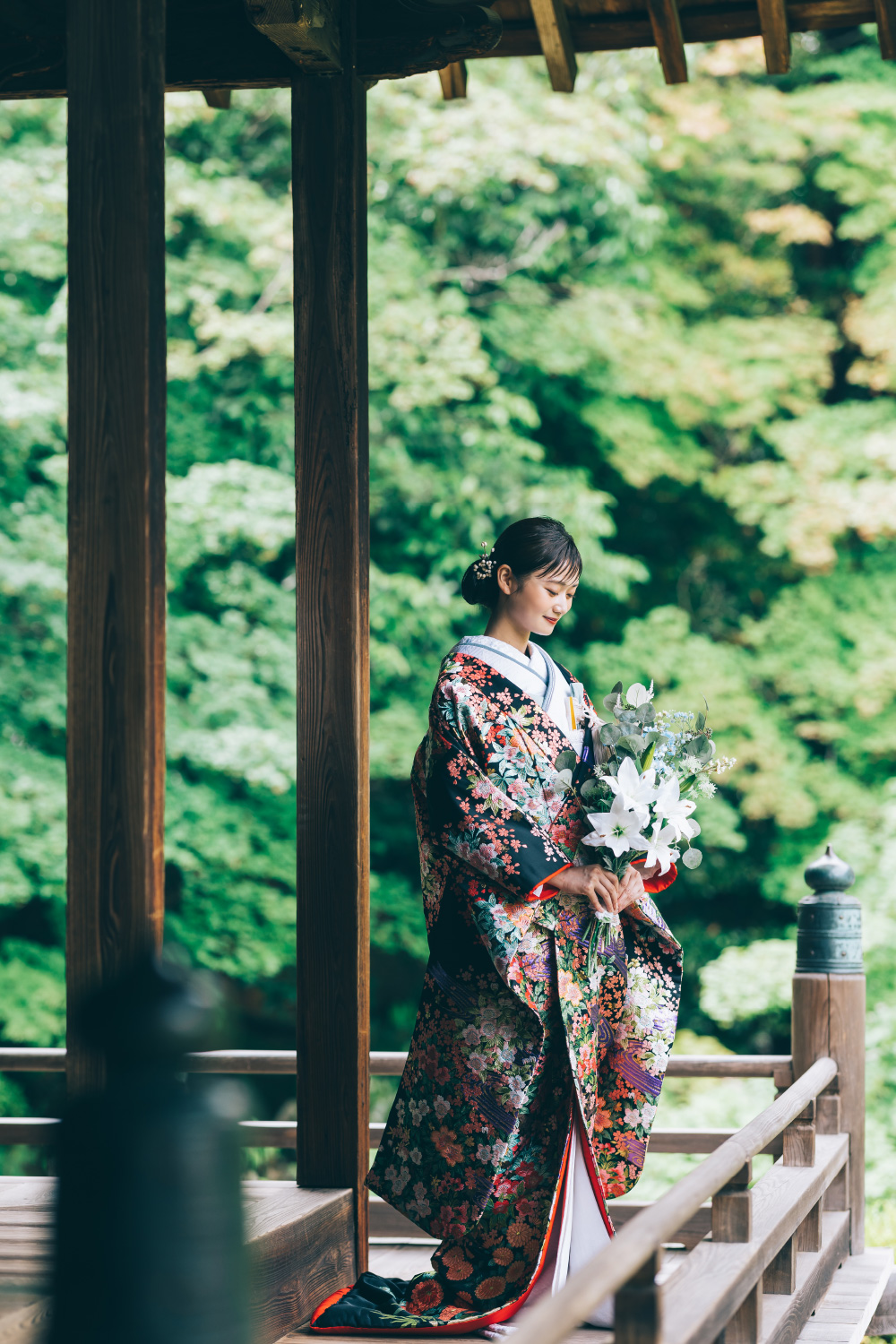 妙本寺で撮影するロケーションフォト