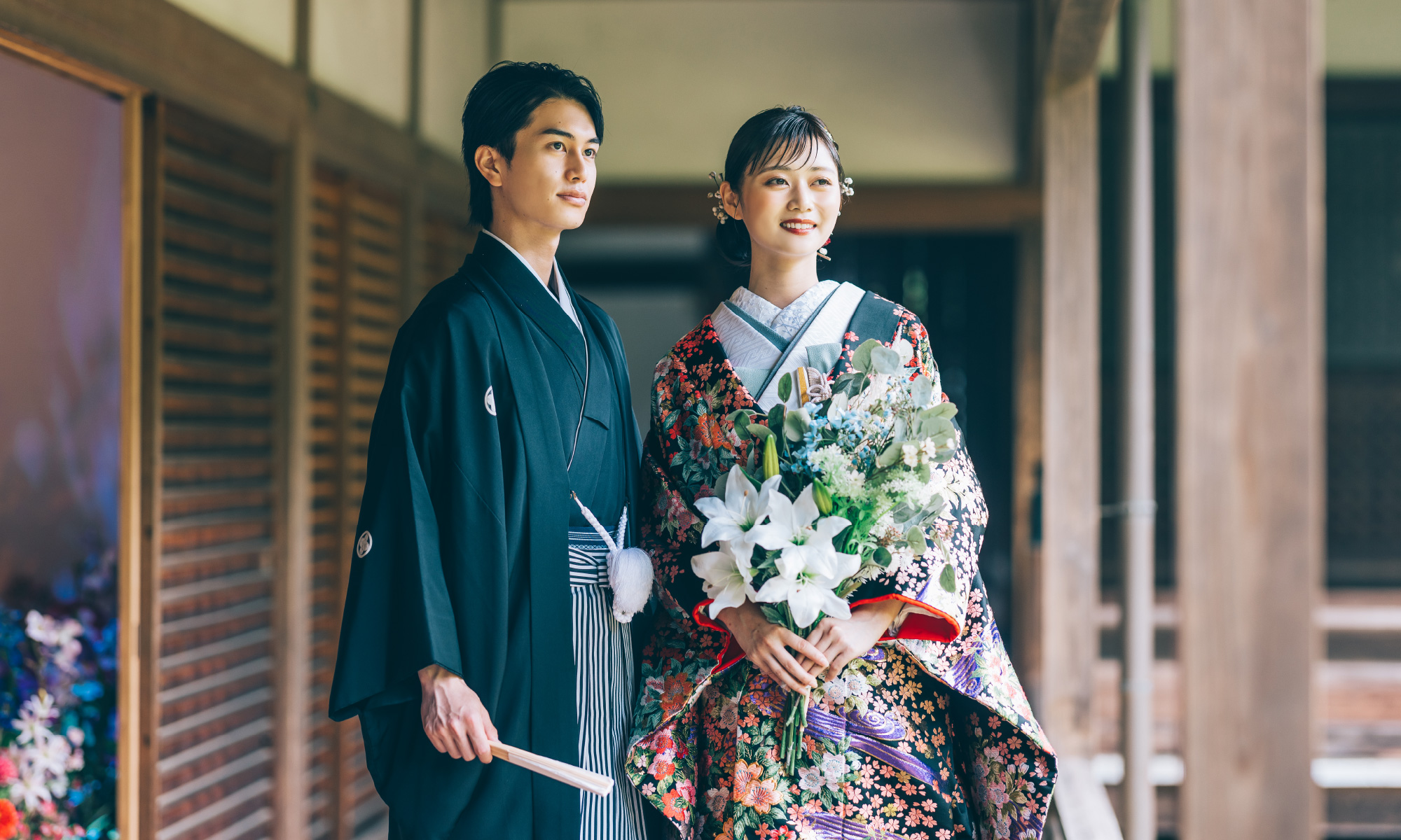 妙本寺で撮影するロケーションフォト