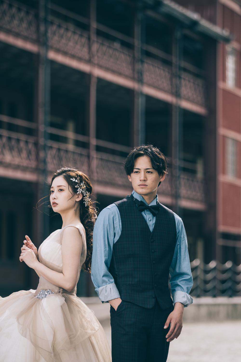 横浜赤レンガ倉庫で撮影するロケーションフォト