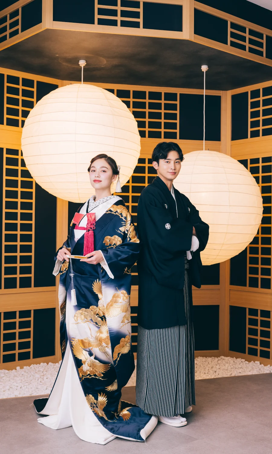 扇子を持った新婦様の和装前撮り