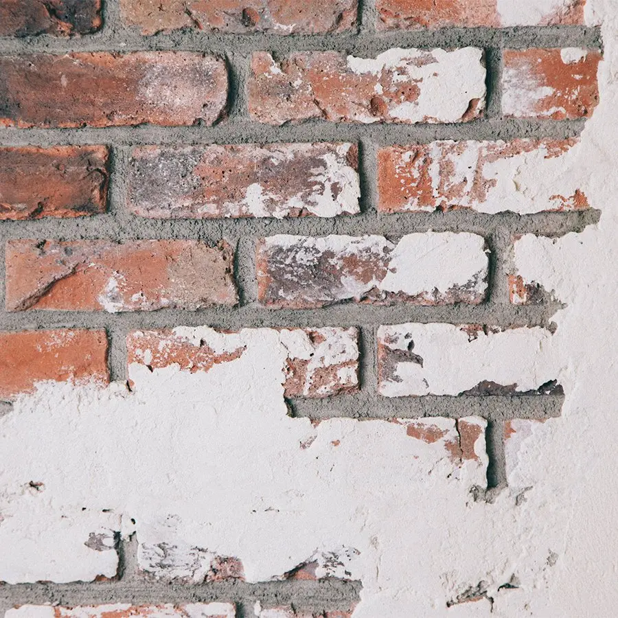 ブルックリンの街並みを彷彿とさせる赤レンガの写真