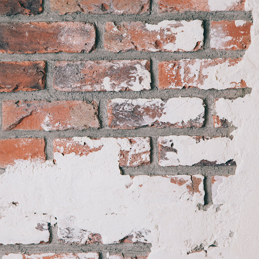 ブルックリンの街並みを彷彿とさせる赤レンガの写真