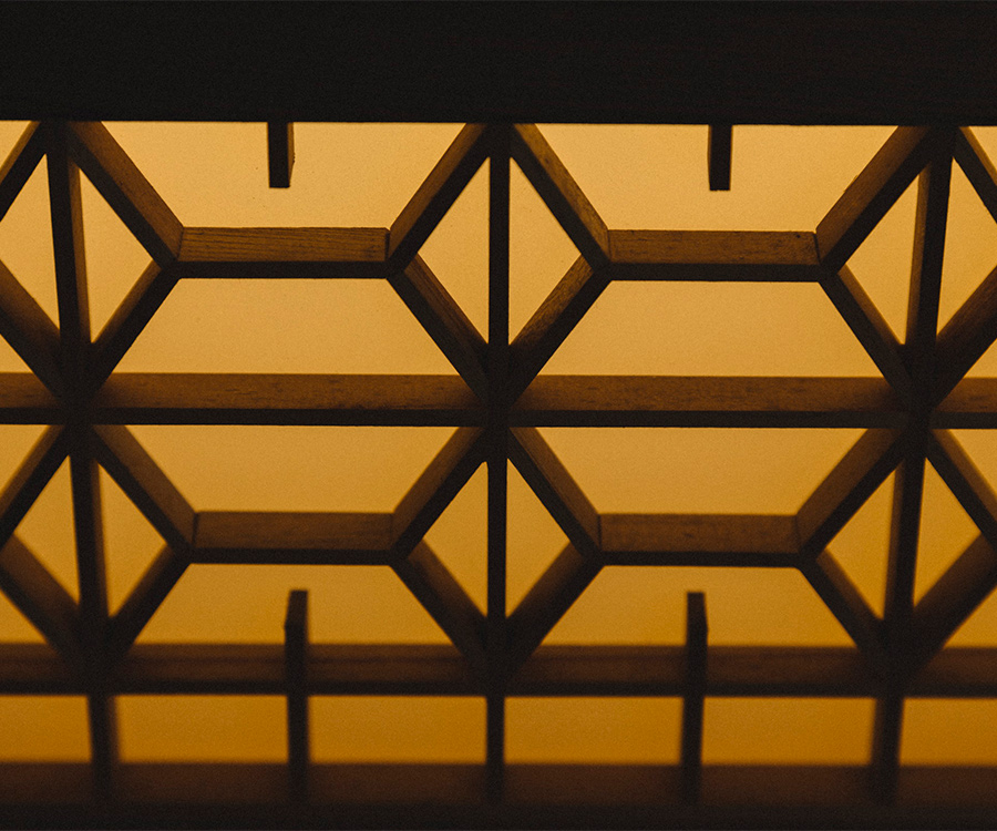 洗練された組子の写真