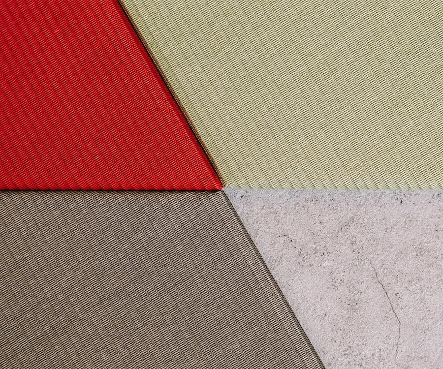 4種類の美しい畳の写真