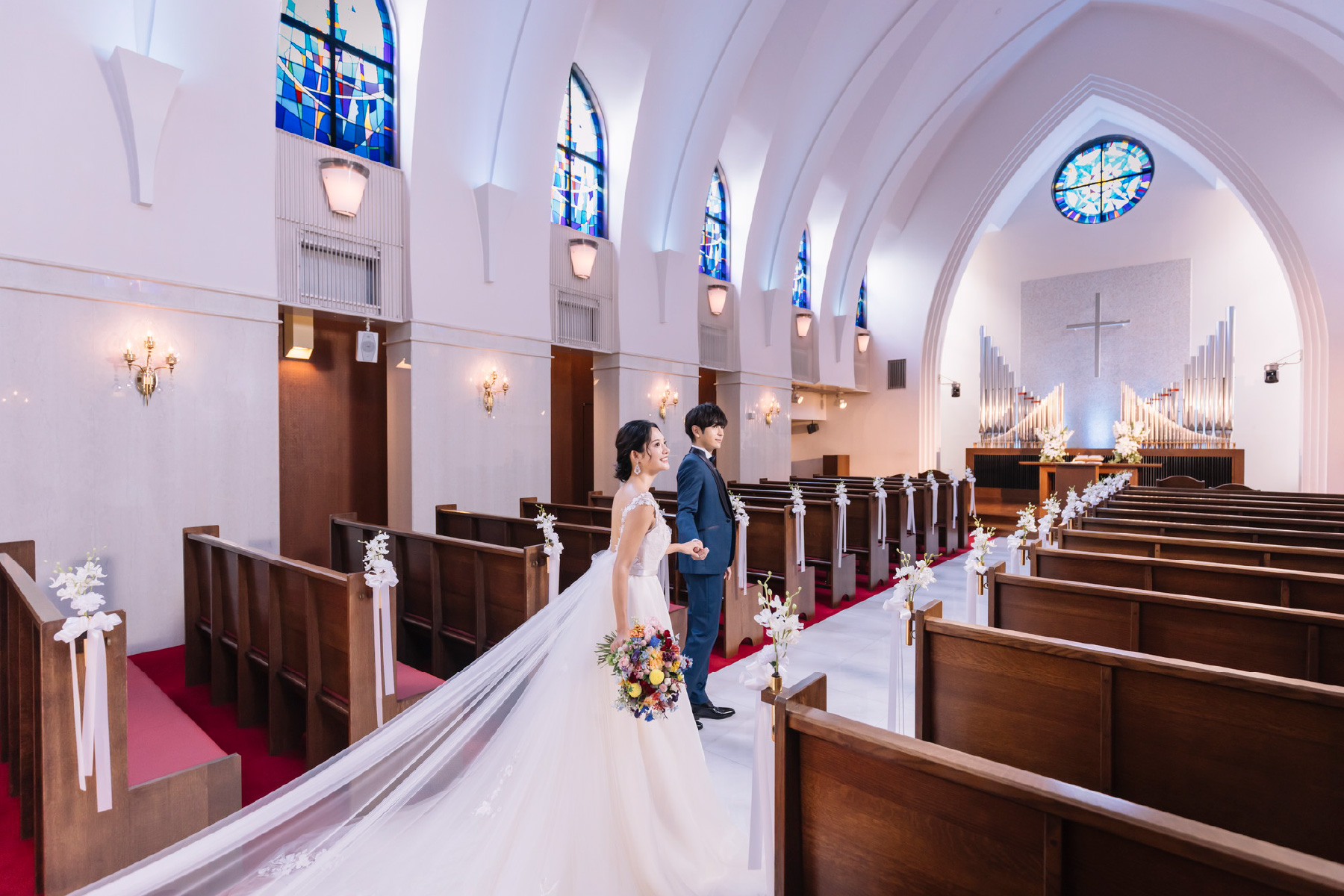 ホテルグランドヒル市ヶ谷で撮影する結婚写真