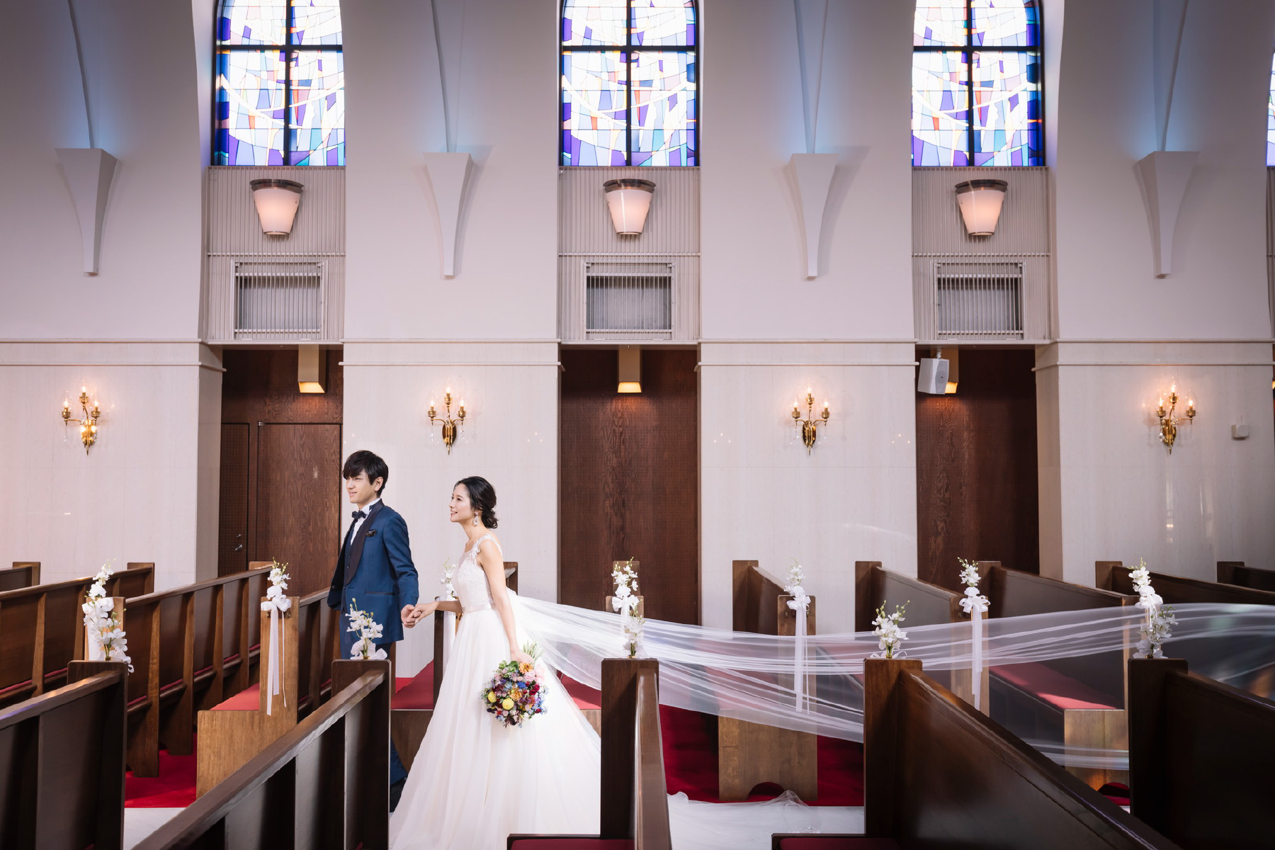 ホテルグランドヒル市ヶ谷で撮影する結婚写真