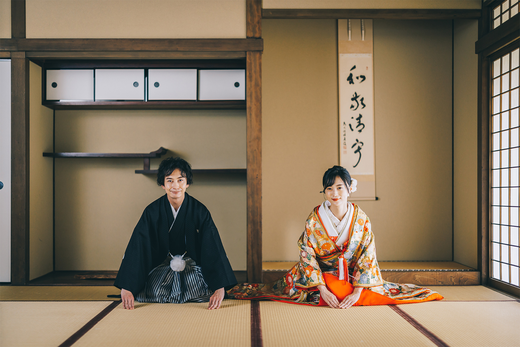 肥後細川庭園で撮影するロケーションフォト