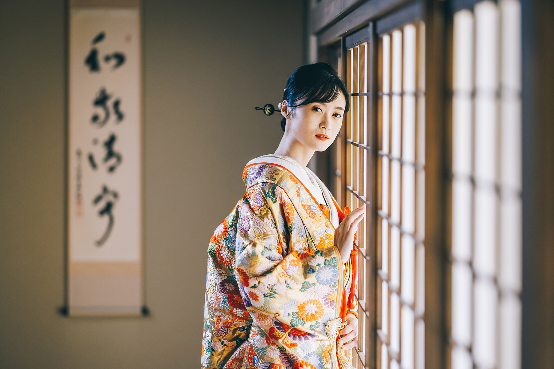 肥後細川庭園で撮影するロケーションフォト