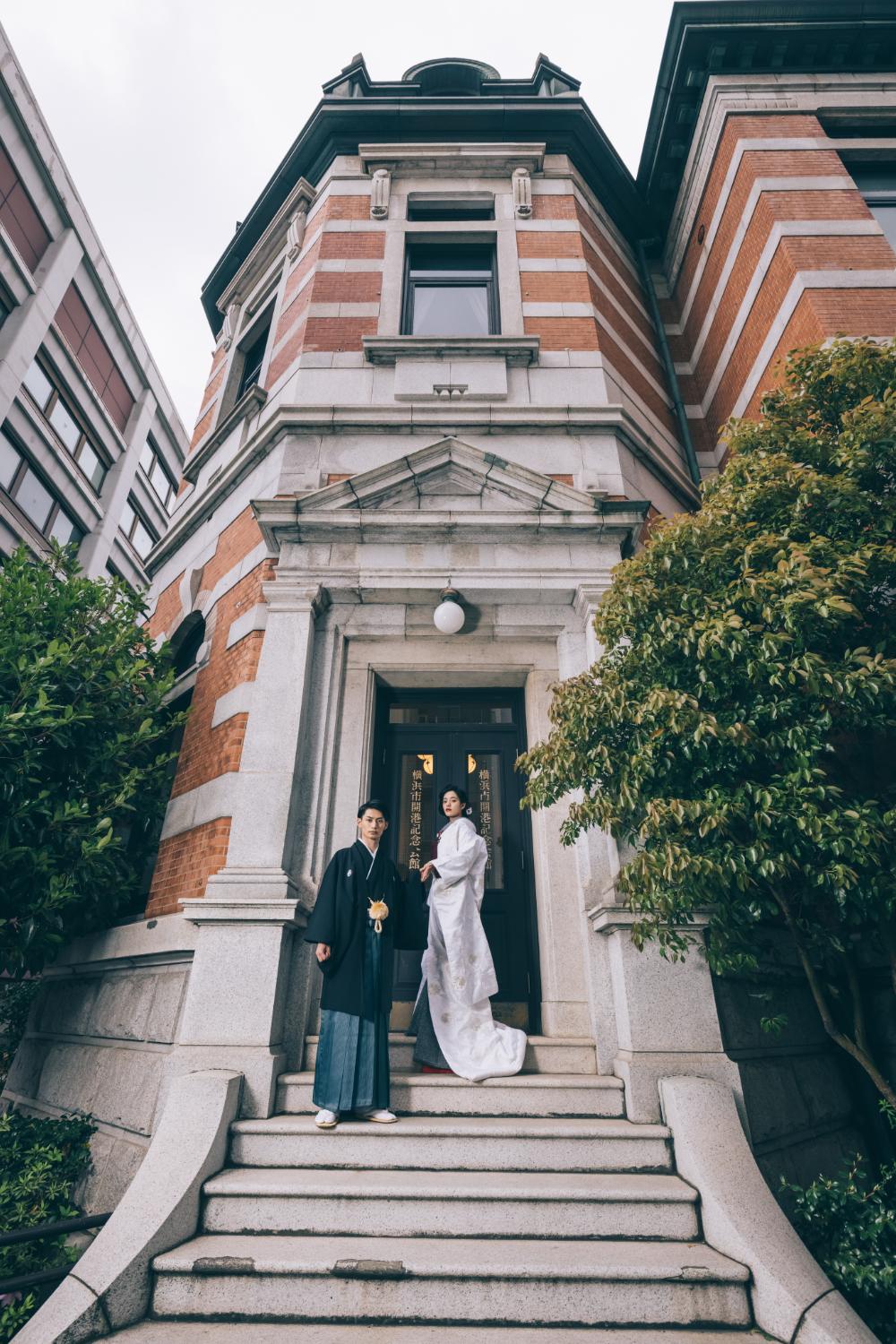 開港記念会館で撮影するロケーションフォト