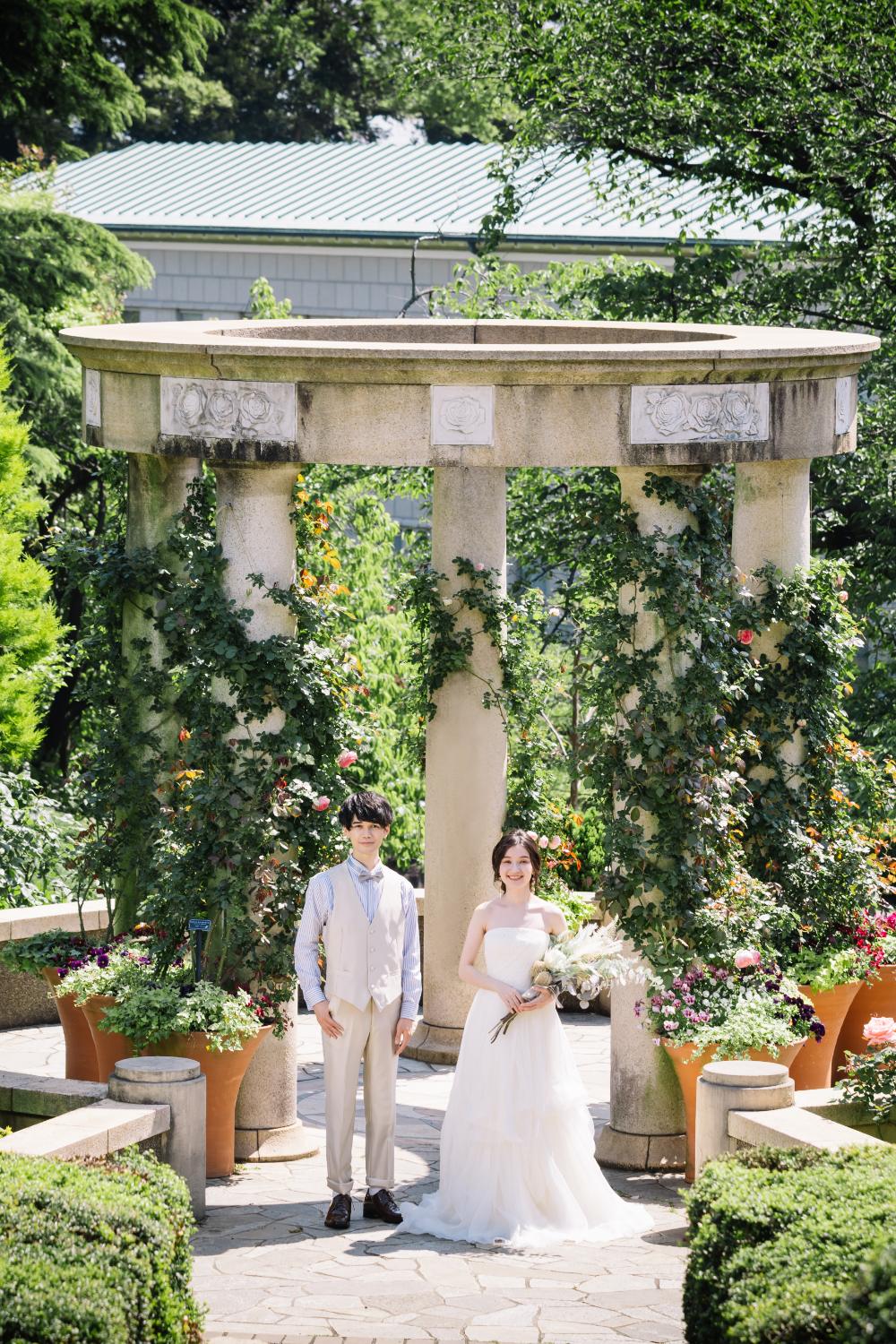 港の見える丘公園で撮影するロケーションフォト