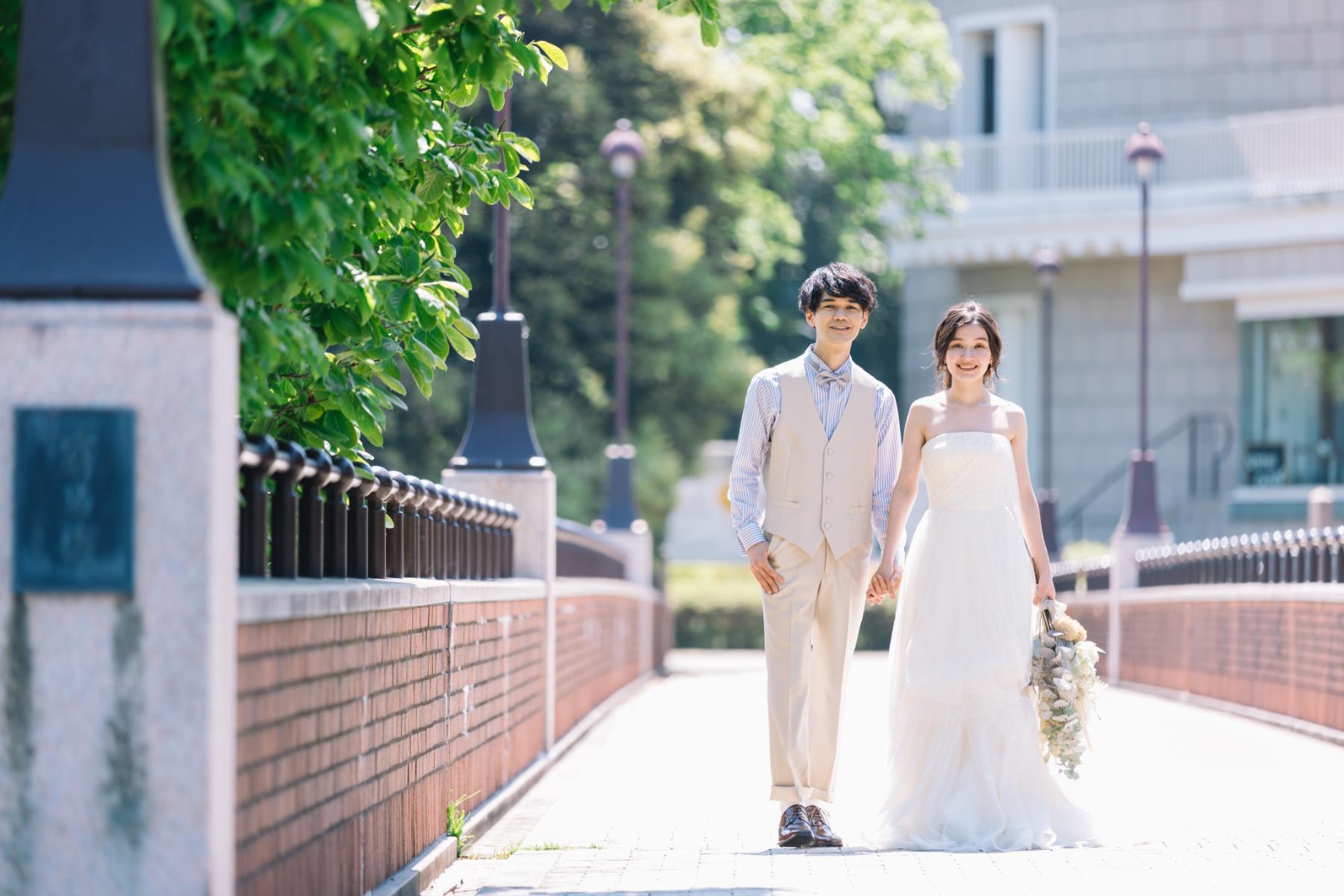 港の見える丘公園で撮影するロケーションフォト