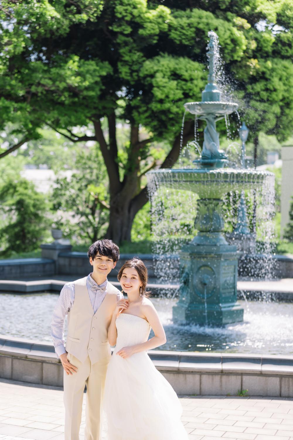 港の見える丘公園で撮影するロケーションフォト