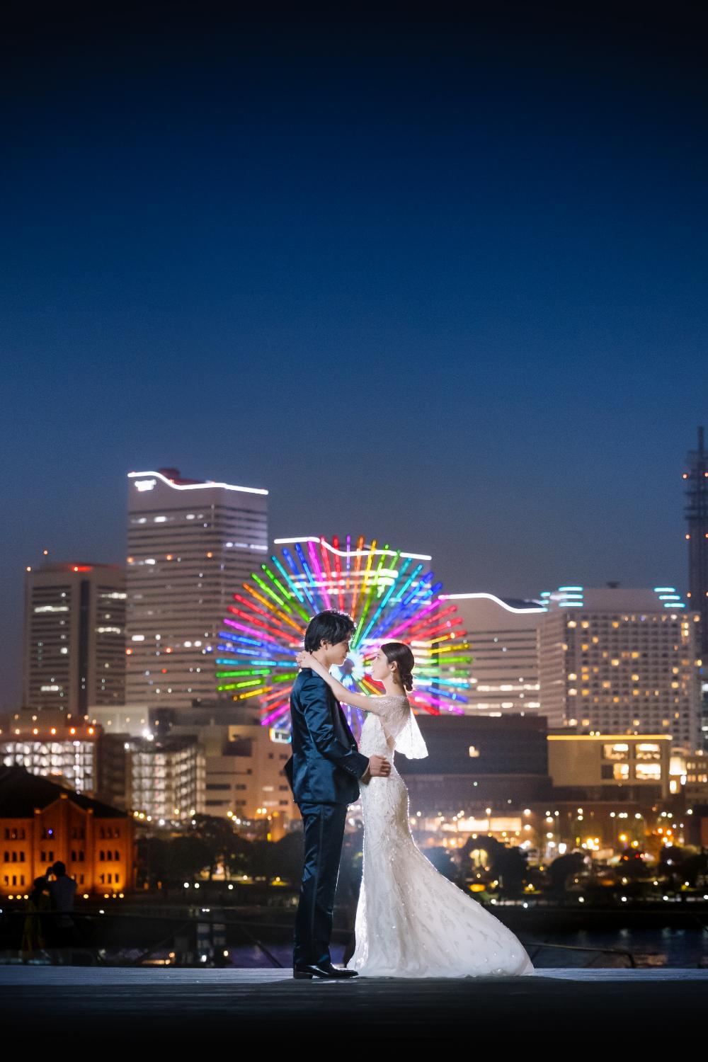 大さん橋で撮影するロケーションフォト