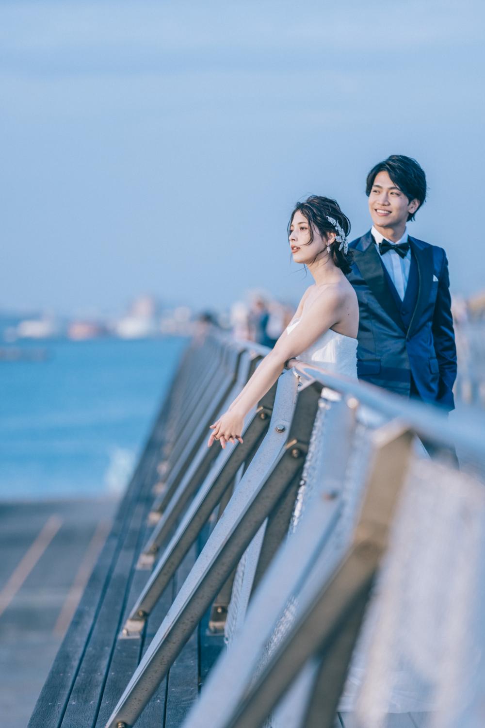 大さん橋で撮影するロケーションフォト