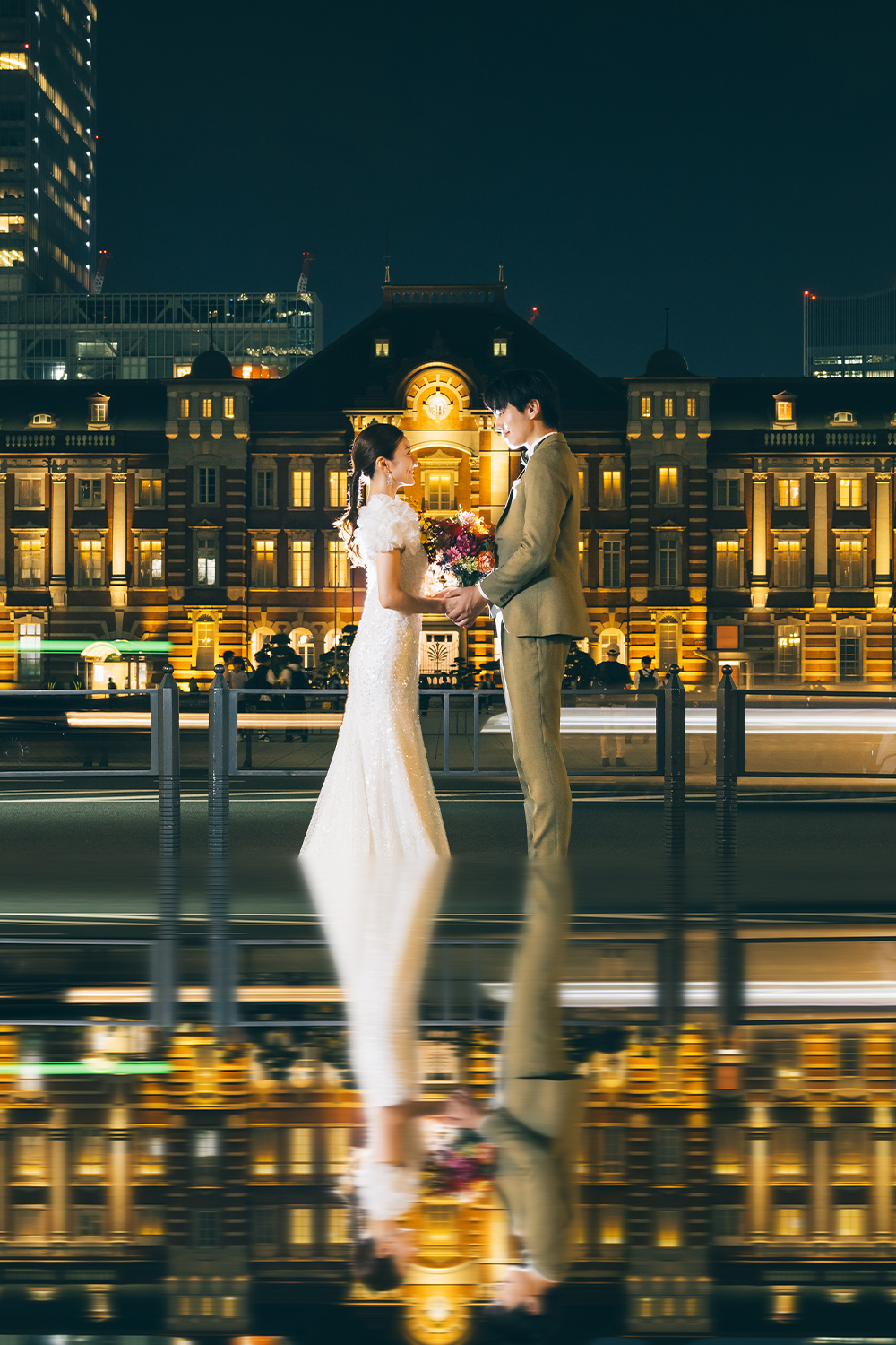 東京駅・丸の内で撮影する結婚写真
