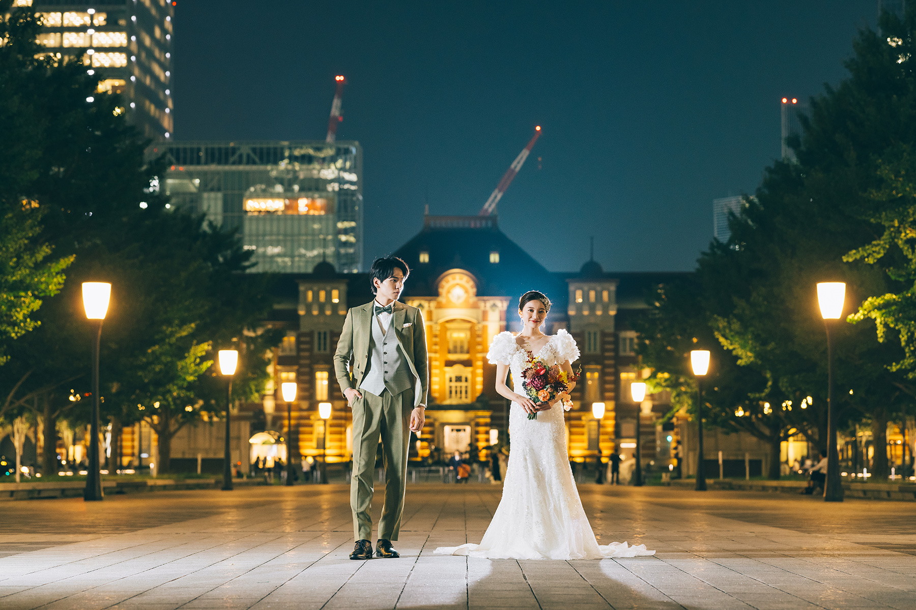 東京駅・丸の内で撮影する結婚写真