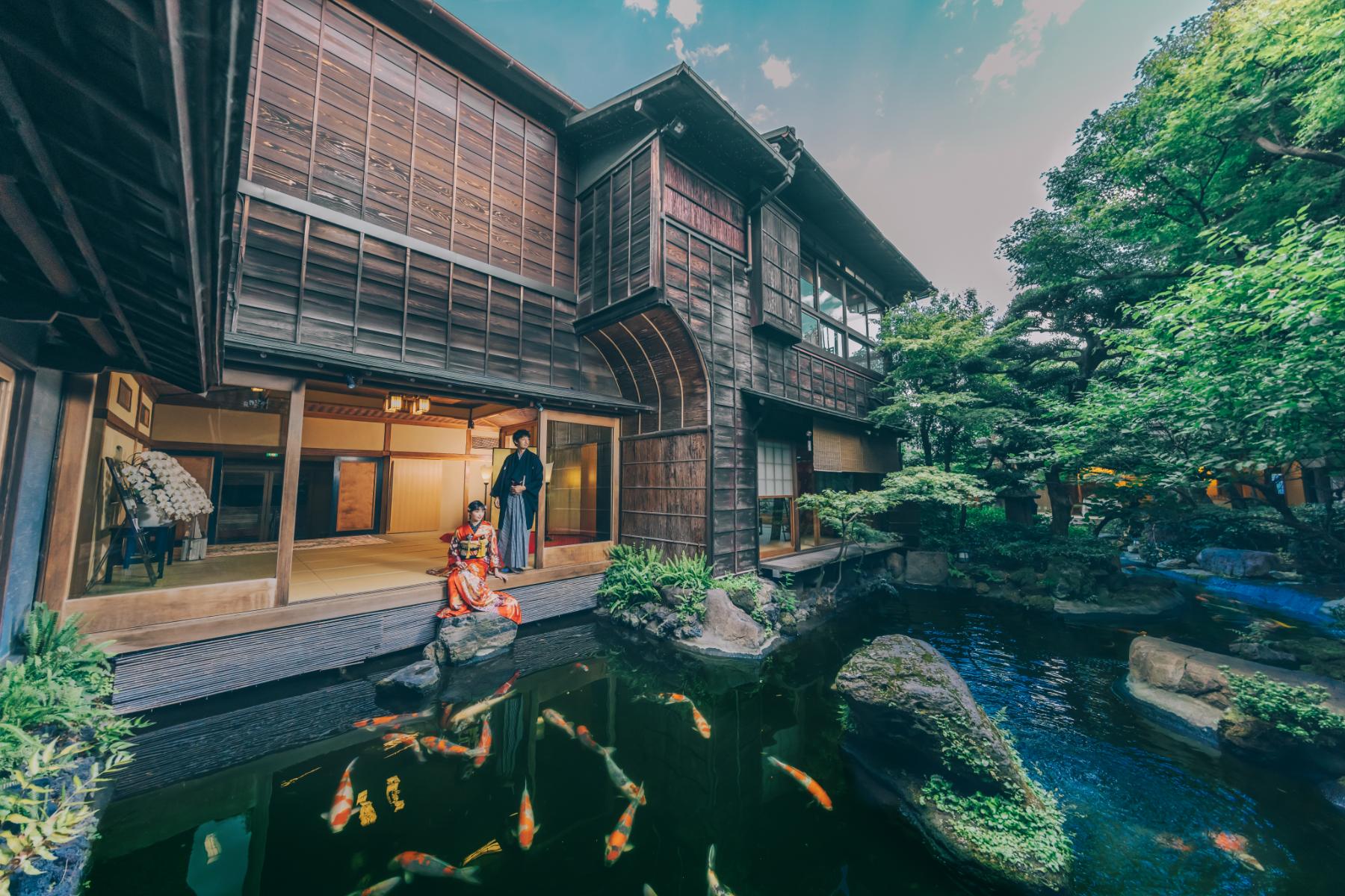 つきじ治作で撮影する結婚写真